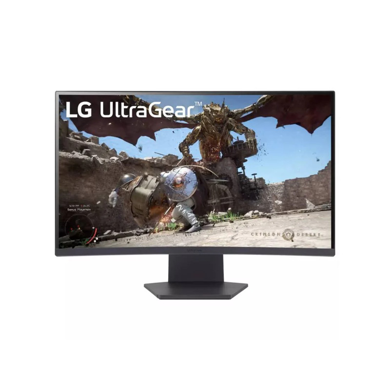 LG UltraGear 27GS60QC-B.AMA 27" 180Hz QHD Curved Gaming Monitor - شاشة